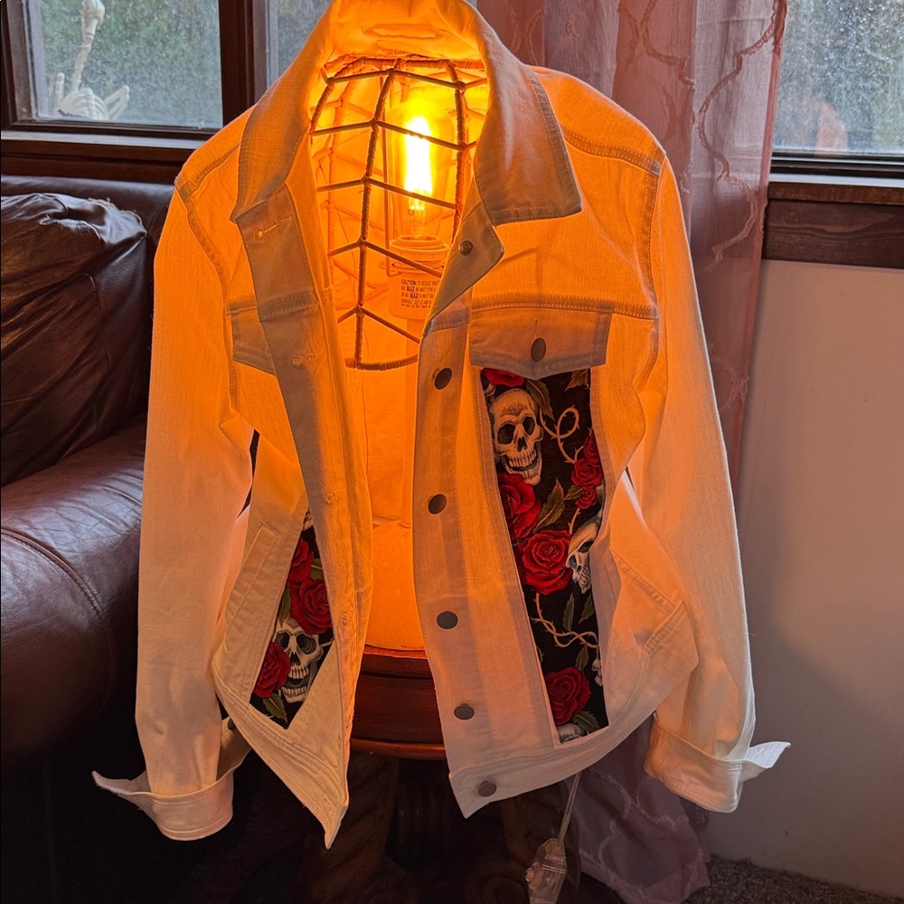 Universal Thread White Denim Jacket